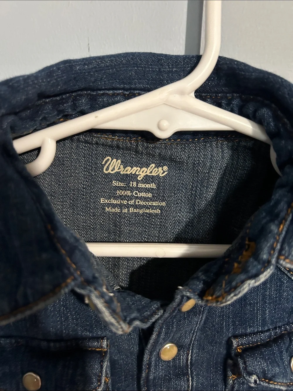 Wrangler Denim One-Piece in Dark Blue
